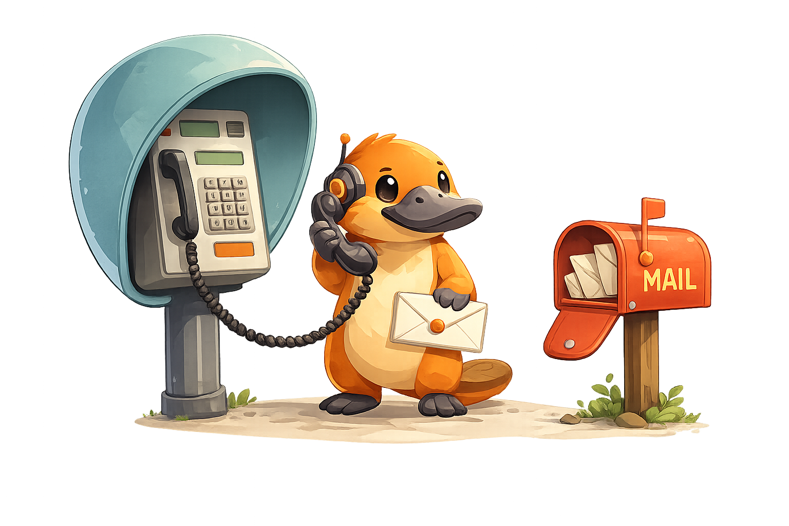 Ilustração de contato OrnitoLabs